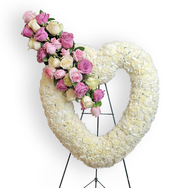 Difficult times are eased with this heart of peace, which conveys calm to your heart.