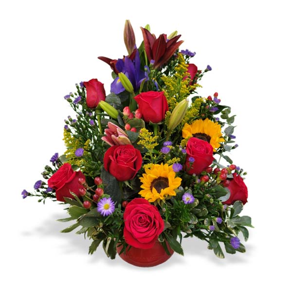 In stressful times, beautiful flowers can make any day brighter with their lovely mix of colors.